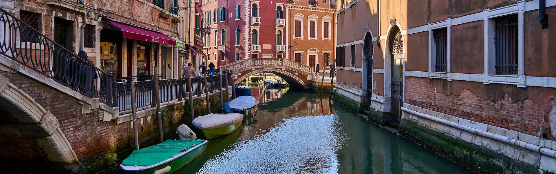 The small canals of Venice